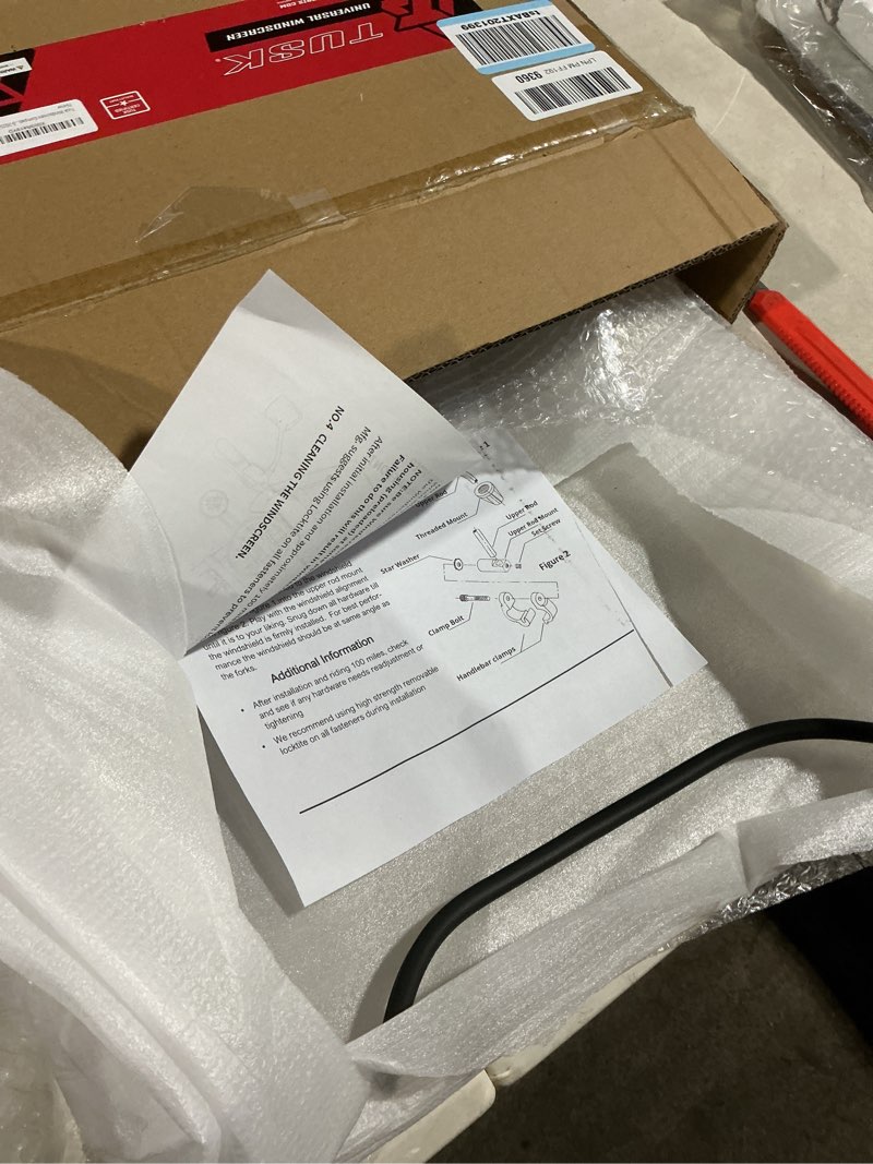 Condition photo showing Good Condition for Tusk Universal Windscreen