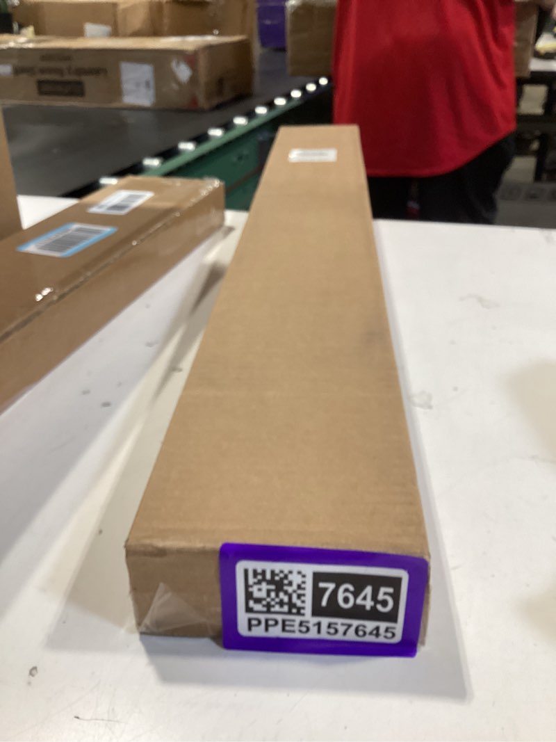 Condition photo showing New/Like New for lazblinds no tools no drill cordless cellular shades, blackout light blocking honeycomb shades for home, thermal insulation blinds for windows, 33" w x 64" h, white blackout-white 33" w x 64" h