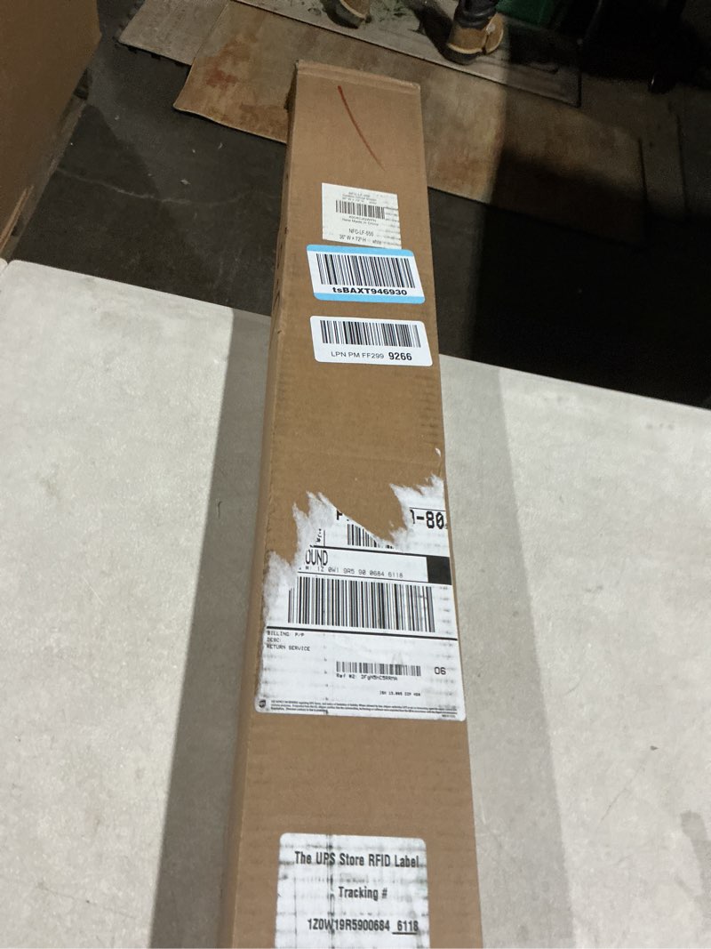 Condition photo showing Good Condition for LazBlinds Cordless Cellular Shades, No Tools No Drill Light Filtering Honeycomb Shades Pleated Blinds for Windows, 36'' W x 72'' H, White Light Filtering-white 36'' W x 72'' H