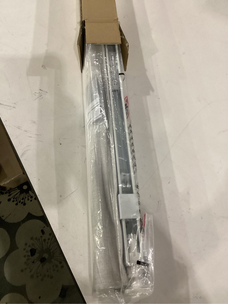 Condition photo showing Good Condition for lazblinds no drill roman shades for windows, cordless blackout window shades with uv protection, polyester fabric for bedroom & living room, 33" w x 64" h, natural blackout - faux linen - natural 33"w x 64"h