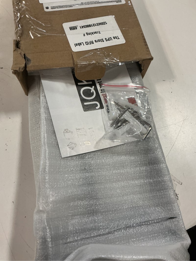 Condition photo showing New/Like New for JQK Double Towel Bar Black, 36 Inch 304 Stainless Steel Thicken 1mm Towel Rack for Bathroom, Bath Towel Holder Matte Black Wall Mount, Total Length 39.13 Inch, TB100L36-PB