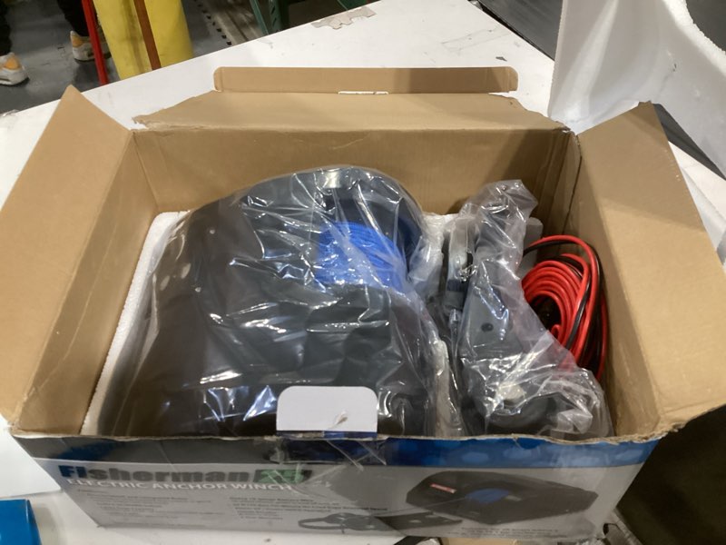 Condition photo showing New/Like New for Cygrd Electric Anchor Winch, 25 LBS Marine Windlass, 12V with Remote Control, 100ft Rope, Easy to Operate, Black