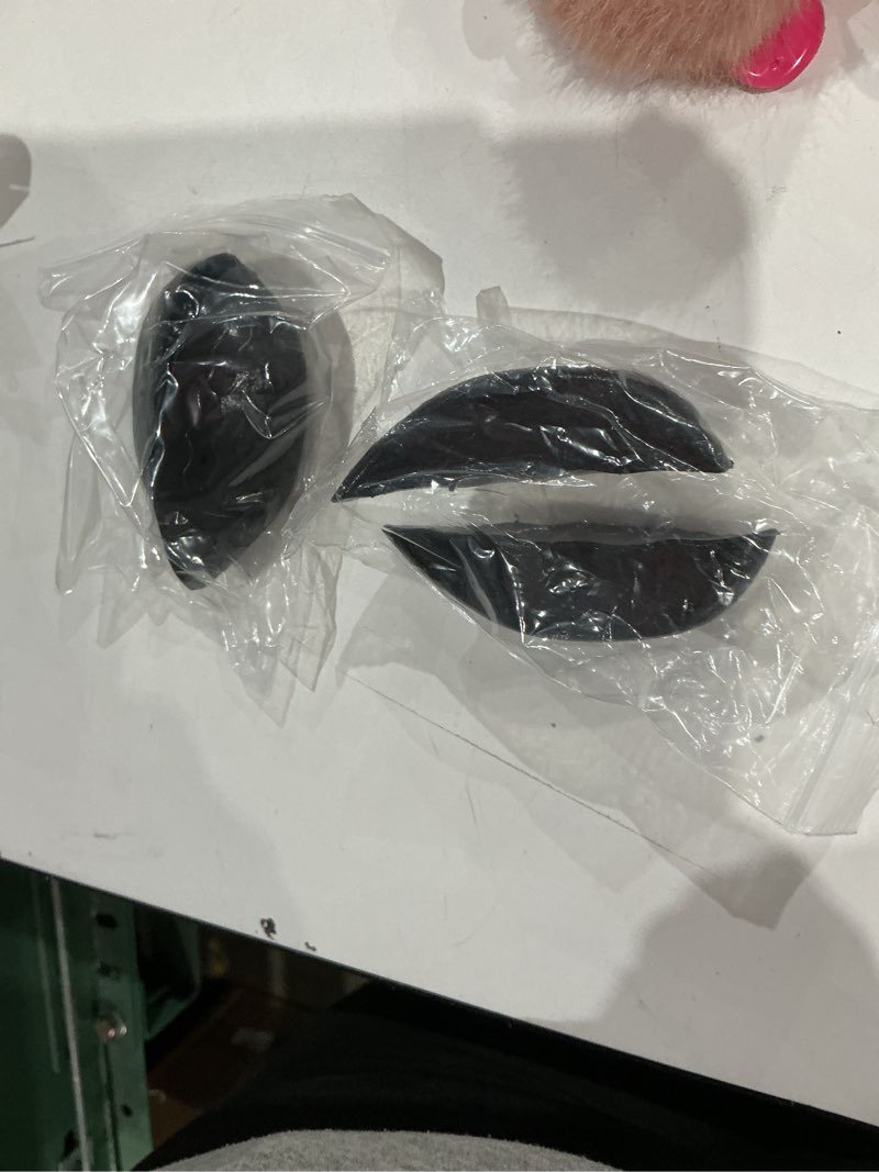 Condition photo showing Good Condition for shoe filler insert for loose shoe,toe cushion fillers make shoes fit for all day pain relief and comfort,shoe inserts for men and women. black m:one size too big