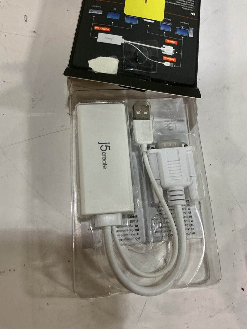Condition photo showing New/Like New for j5create vga to hdmi video audio adapter, jda204