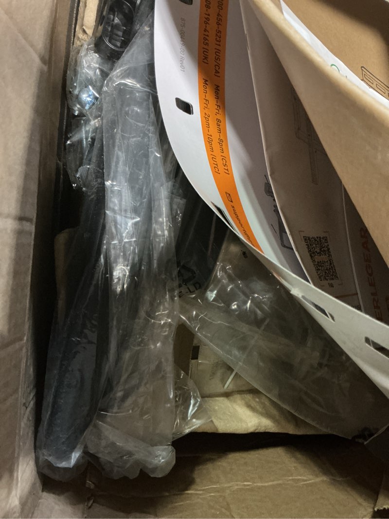 Condition photo showing Good Condition for perlegear ul-listed full motion tv wall mount for 42–97 inch flat curved tvs up to 132 lbs, 12?/16? wood studs, tv mount bracket with tool-free tilt, swivel, extension, max vesa 600 x 400mm, pglf15 fits 42-97" tvs / max 16" wood stud