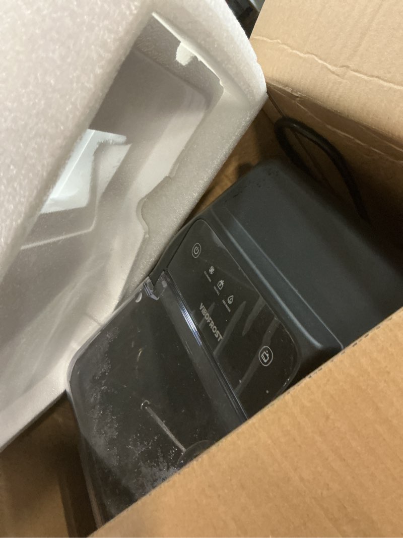 Condition photo showing As Is for Nugget Ice Maker Countertop – 35Lbs/24H, Chewable Sonic & Crushed Ice Machine, Ready in 6-10 Min, Self-Cleaning, Upgraded Anti-Scale System, Premium Stainless Steel Black