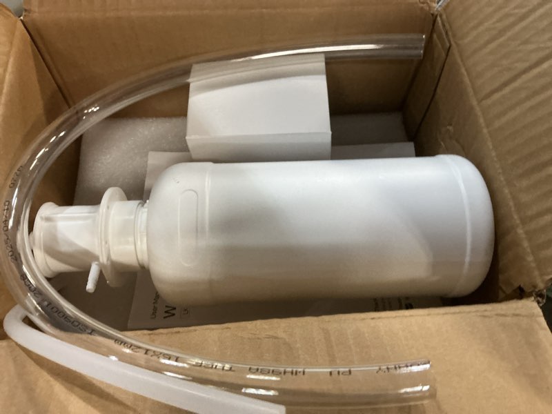 Condition photo showing As Is for whole house hvac scent diffuser - 5000 sq ft coverage, wi-fi & bluetooth app control, 1000ml hotel collection, waterless cold air diffuser for large rooms & commercial use, metal design