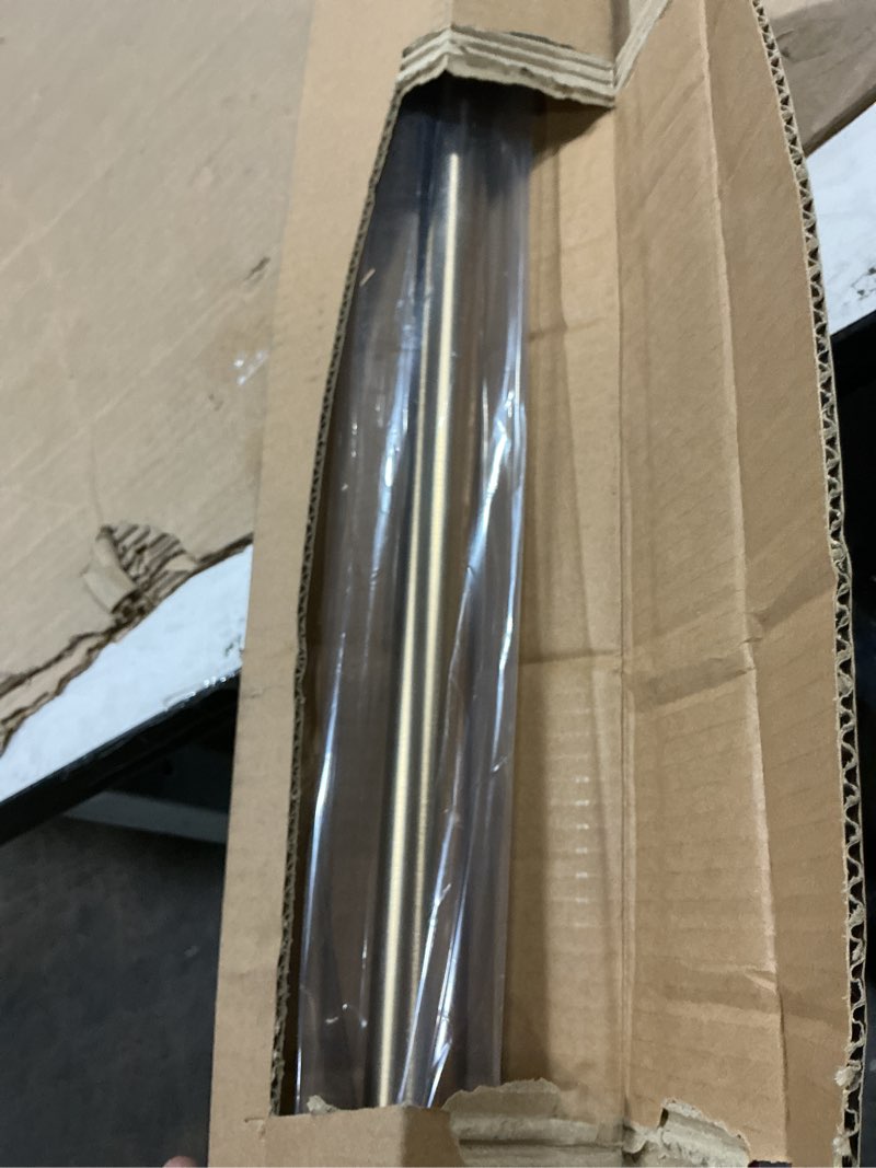 Condition photo showing Good Condition for Ivilon Tension Curtain Rod - Spring Tension Rod for Windows or Shower, 54 to 90 Inch. Warm Gold 54" to 90" Warm Gold