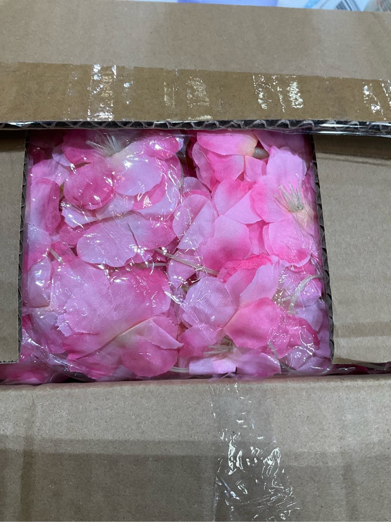 Condition photo showing Good Condition for yriowmi 10pcs 59ft artificial silk cherry blossom garland, hanging sakura flower vines for wedding party home arch office sakura decor (pink)