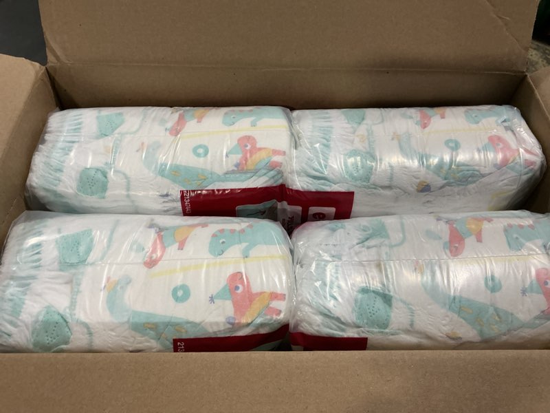 Condition photo showing New/Like New for Pampers Diapers - Cruisers 360 - Size 5, 128 Count, Babyproof up to 100% Leakproof Pull-On Diaper Size 5 128