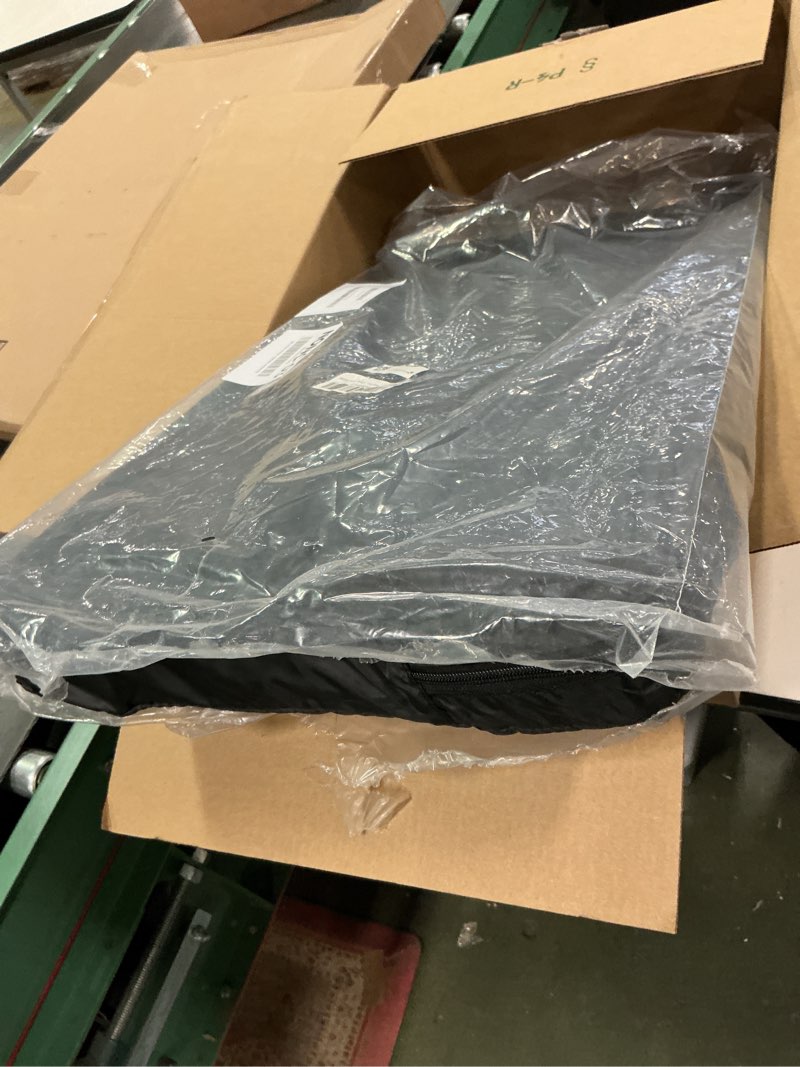 Condition photo showing As Is for Back Seat Extender for Dogs, Waterproof Dog Car Seat Cover for Back Seat with Hard Bottom, 2025 Upgraded Material, Anti Scratch, Safer, Easy to Use and Clean, Holds 400lbs Large Black+Orange