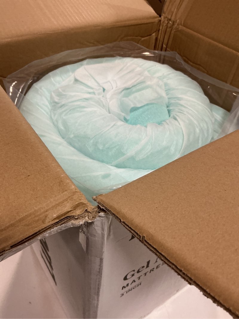 Condition photo showing New/Like New for LUCID - LU30FF30GT Lucid 3 Inch Gel Infused Memory Foam Mattress, Full Full 3 Inch Topper Only