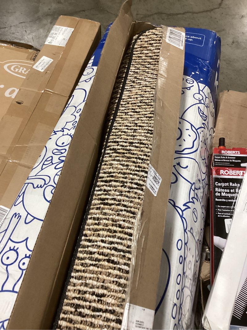 Condition photo showing As Is for 3x3 rug