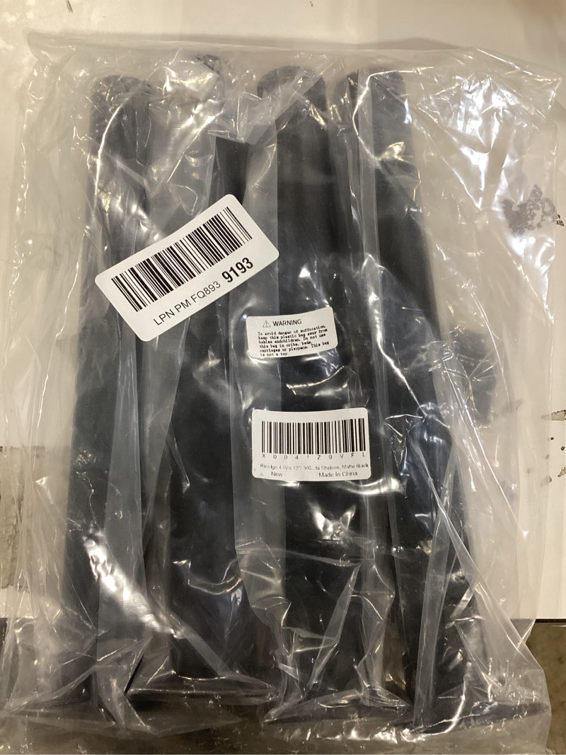 Condition photo showing Good Condition for 4 pcs 12”/ 300mm aluminum alloy furniture legs with screws metal adjustable furniture support feet for table desk chair sofa shelves, matte black 12 inch