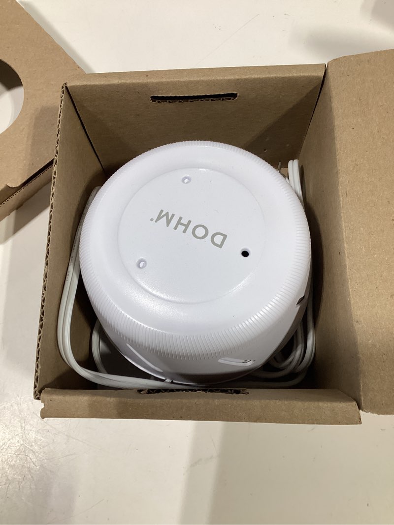 Condition photo showing Good Condition for yogasleep dohm uno white noise sound machine, real fan inside for non-looping white noise, sleep aid, office privacy & meditation for adults & baby, registry gift (white) white pack of 1