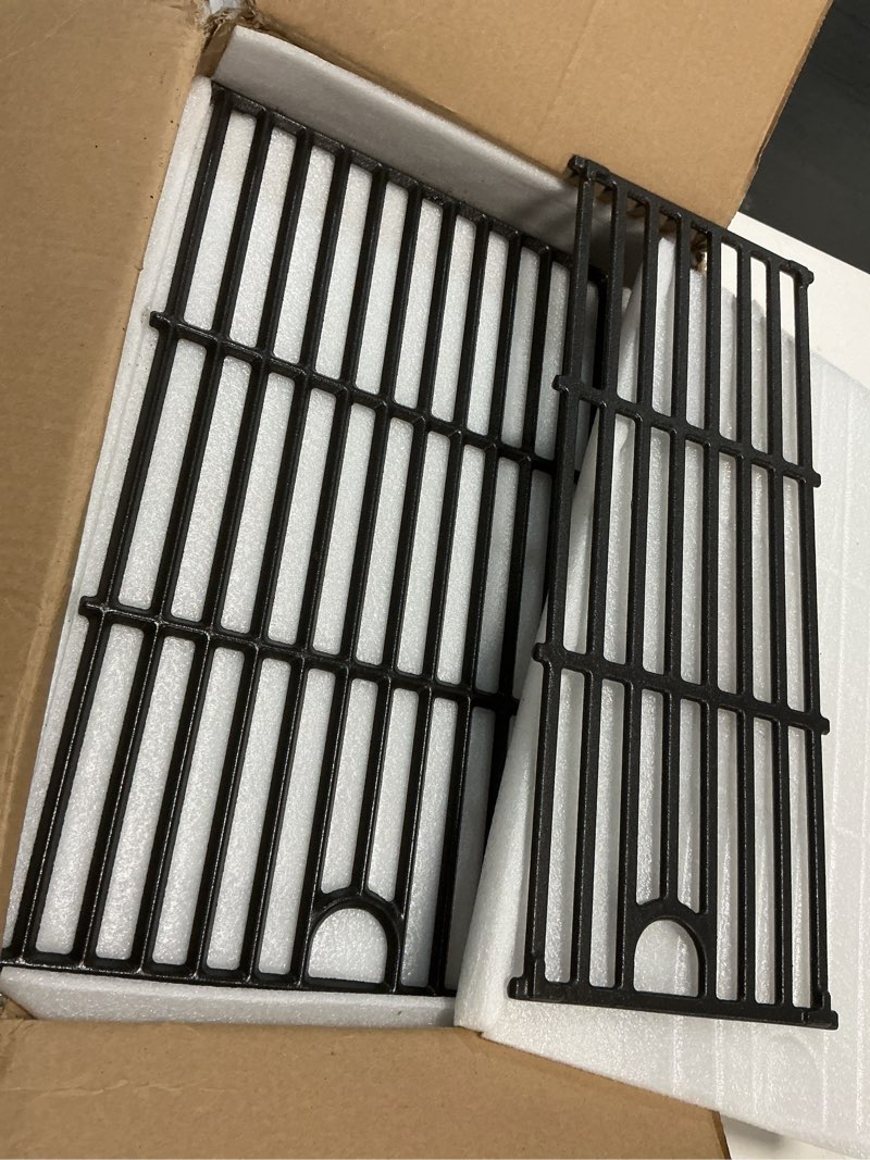 Condition photo showing Good Condition for 17" grill grates for charbroil performance 5 burner 463448021 463449021 463450022 463451022 463455021 463458021, cast iron replacement parts for charbroil 463448021, g426-0004-w1 g426-0005-w1