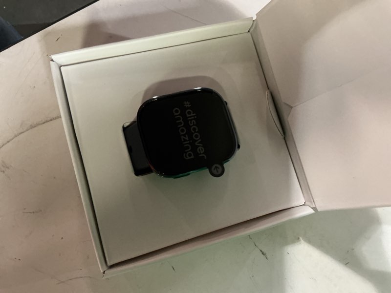 Condition photo showing New/Like New for amazfit bip 6 smart watch 46mm, 14 day battery, 1.97" amoled display, gps & free maps, ai, bluetooth call & text, health, fitness & sleep tracker, 140+ workout modes, 5 atm water-resistance, black