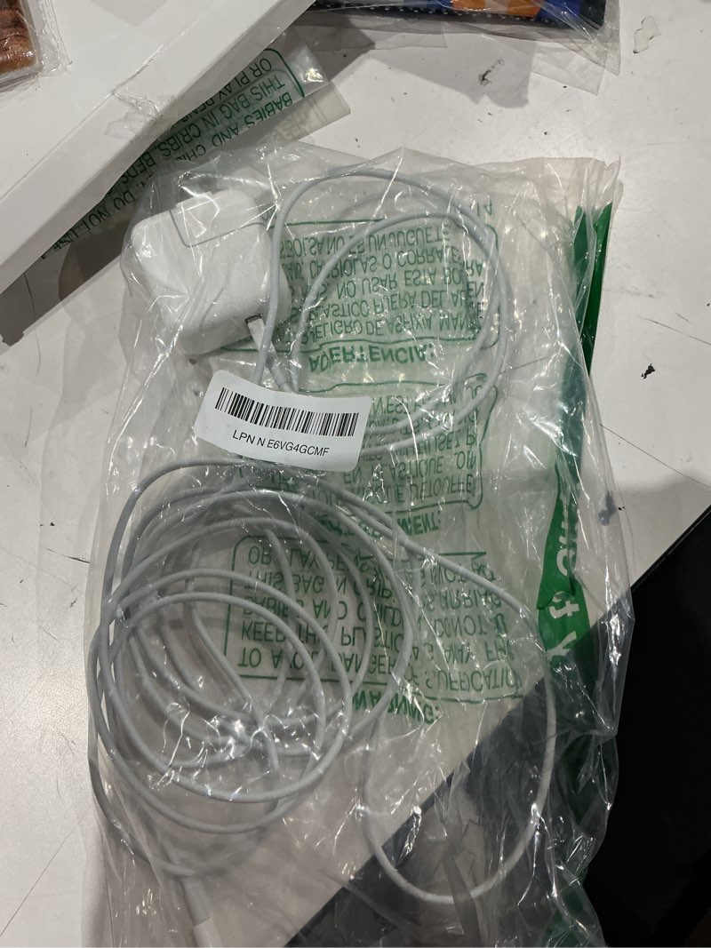 Condition photo showing As Is for for ipad charger, [ apple mfi certified ] 10ft long for ipad chargers lightning cord cable fast charging usb wall charger block foldable plug for ipad7/ 8/9 generation,ipadair,ipadmini, ipadpro,iphone 1pack 1