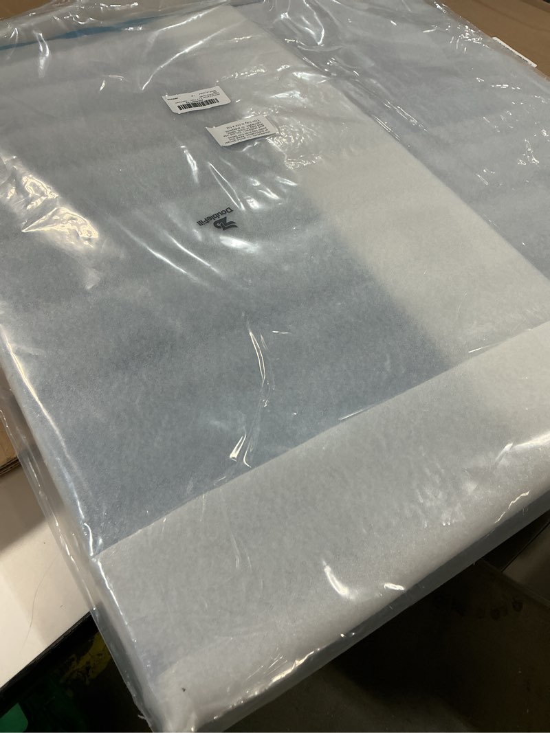 Condition photo showing New/Like New for doublefill 2 pack 2' x 2' plastic perforated tiles with 3/8" holes 24" x 24" white drop ceiling tiles plastic ceiling grid covers 2 3/8" holes,24" x 24"