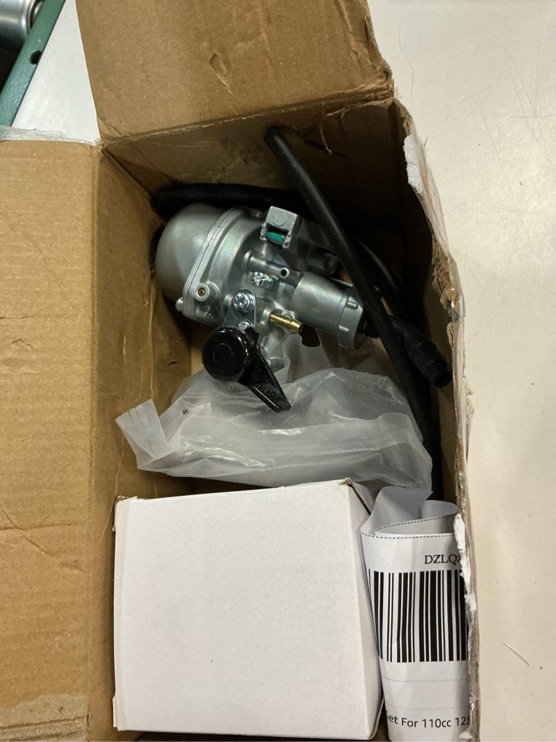 Condition photo showing As Is for 22mm carb pz22 carburetor air filter set for 110cc 125cc ssr crf50 pit dirt bike sunl taotao pit bike atv