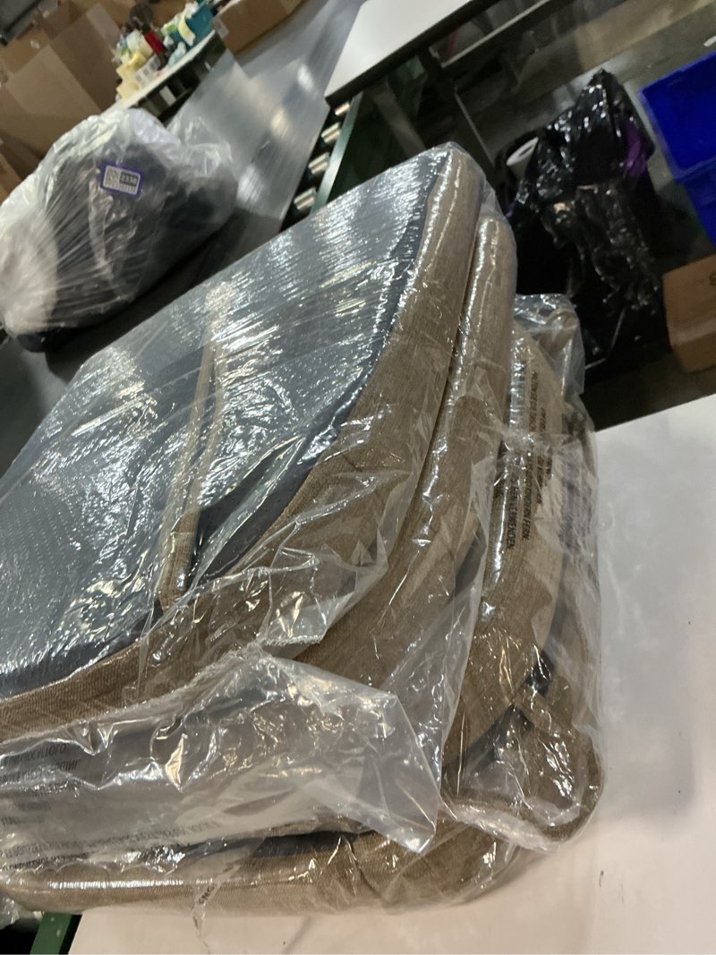 Condition photo showing Good Condition for Chair Cushions for Dining Chairs Set of 4, Non Slip Kitchen Chair Pads, 17" x 16" x 2", Indoor Dining Chair Cushions with Ties, D-Shaped Seat Cushions for Kitchen Chairs, Khaki Khaki 4 Pack