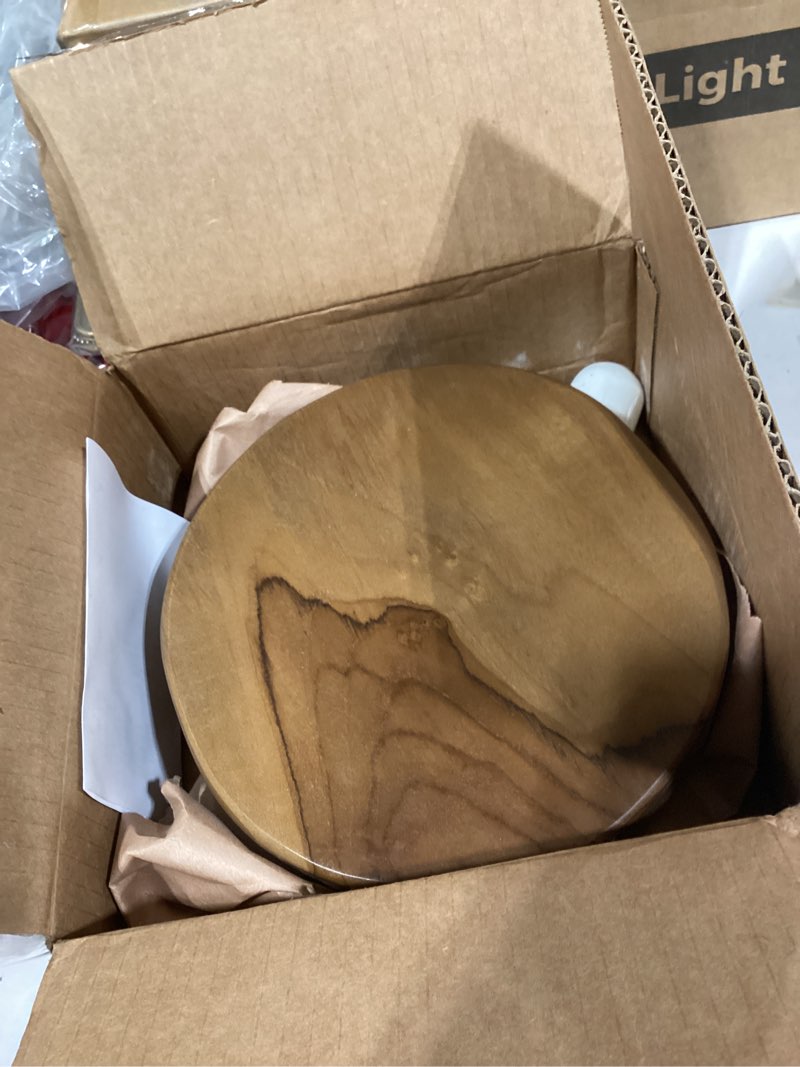 Condition photo showing Good Condition for similiar product whiterubber wood 9\" round plant stand |dip dyed black stool, wood riser |milking stool (10\" h) 10\" tall black