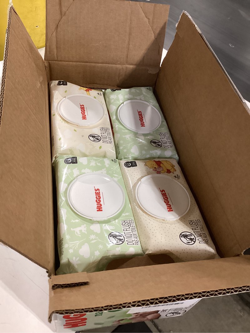 Condition photo showing New/Like New for huggies natural care sensitive unscented baby wipes - 768ct