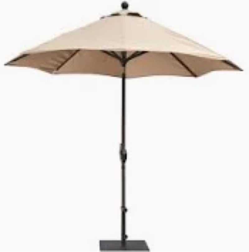 HarmonyHealth 7.5FT Patio Umbrella Outdoor, Market Umbrella, Table Umbrella with Push Button Tilt an