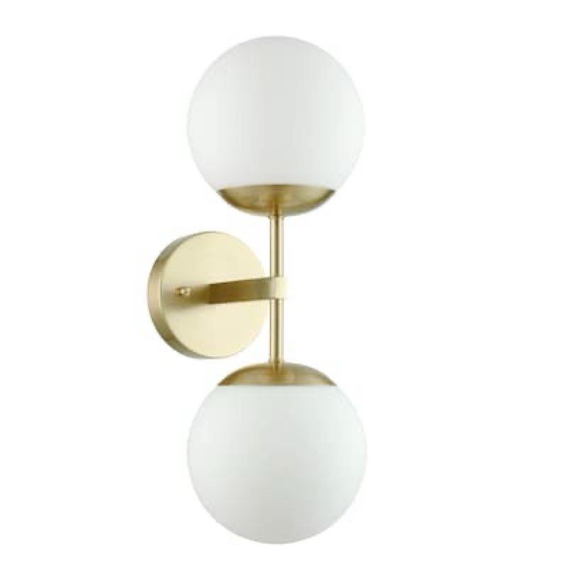  Origin 21 Tupelo 5.88-in 2 Light Brushed Gold Modern/contemporary Bathroom Vanity light