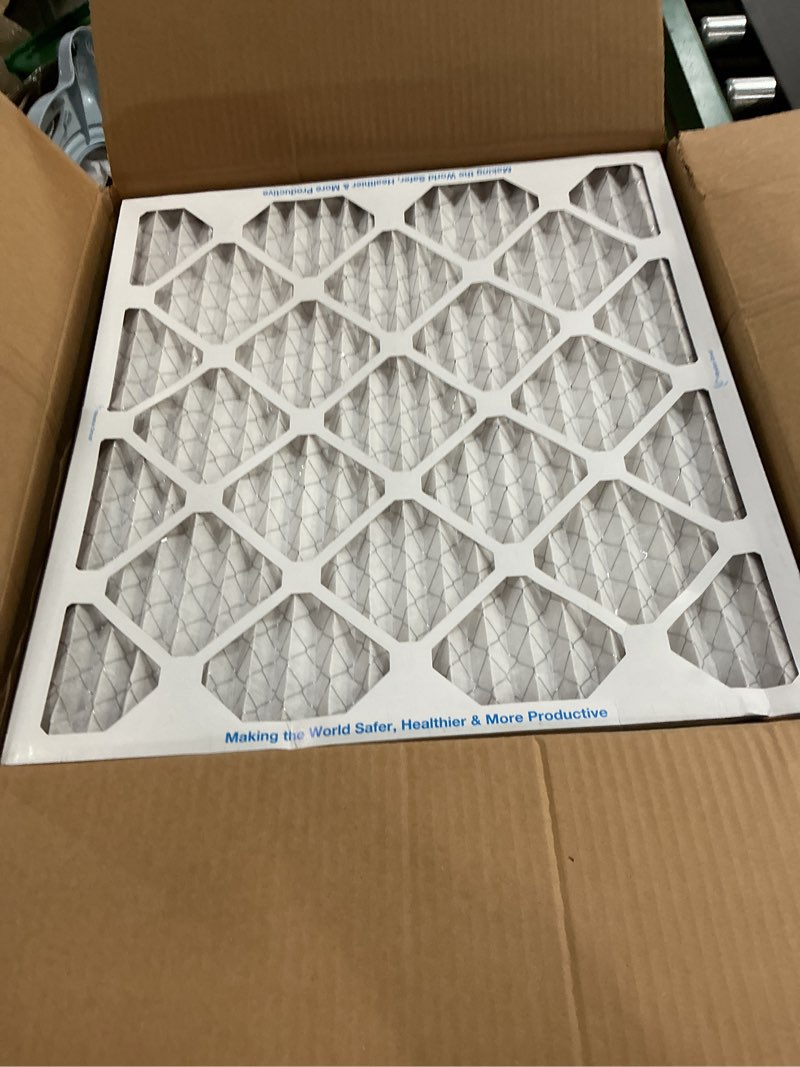 Condition photo showing As Is for aerostar 20x22x1 merv 6 air filter, 6 count, actual size (19.75 x 21.75 x 0.75), hvac, air conditioning & furnace filter for dust, lint & pollen control (mpr 300 / fpr 3), made in usa 6 pack basic merv 6