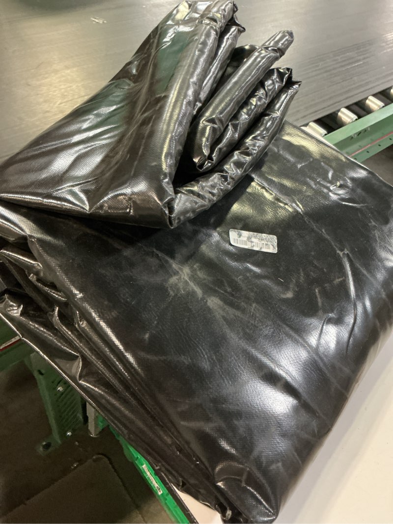 Condition photo showing As Is for welkin containment mat,(8'6" x 20'),non-slip garage floor mat - heavy duty waterproof protection from snow, rain and mud for cars