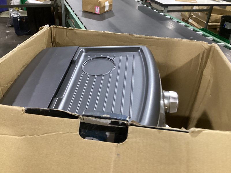 Condition photo showing As Is for calphalon bvclecmp1 temp iq espresso machine with steam wand, stainless