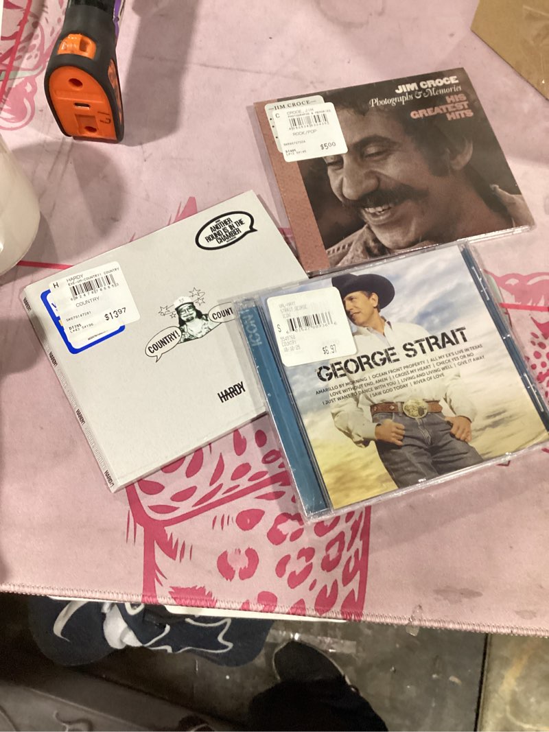 assorted music cd’s