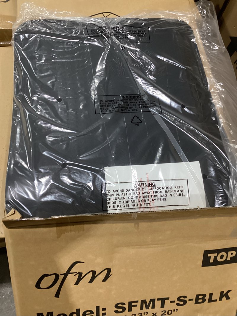 OFM Model SFMT-S Small 33" x 20" Anti-Fatigue Mat, Black