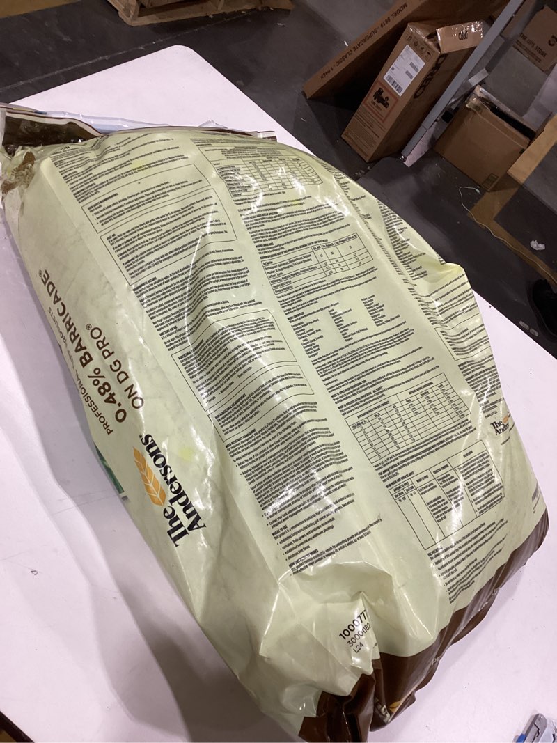 Condition photo showing As Is for The Andersons Barricade Professional-Grade Granular Pre-Emergent Weed Control - Covers up to 12,880 sq ft (40 lb)