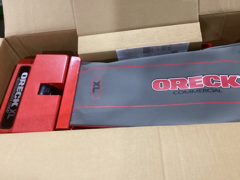 Condition photo showing Good Condition for Oreck Commercial Professional Vacuum Cleaner, Bagged Upright Vac for Carpets and Hard Floor, Lightweight, High-Speed Double Helix Brush Roll, Powerful Vacuum Cleaners for Commercial Use Upright Vacuum with Endurolife Belt
