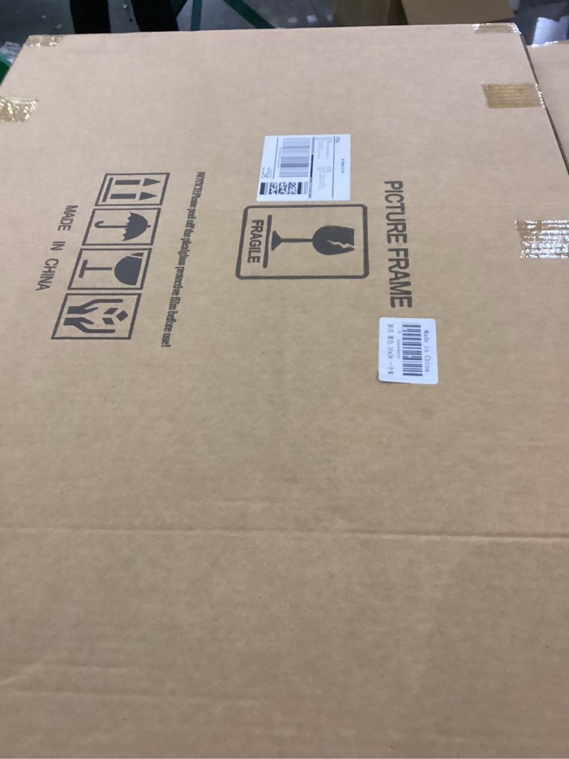 Condition photo showing New/Like New for THREELOVE 20x28 Frame Black, Display Picture 16x24 with mat or 20x28 Without mat, Photo Poster Picture Frame Wall Mounting Home Decor, 1-PCS Black-1pcs 20x28