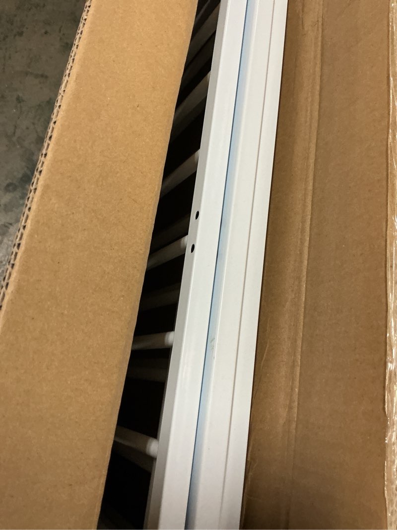 Condition photo showing Good Condition for no pawblems free standing dog gate with door, 36'' tall foldable dog fence for indoor & outdoor, up to 78 inch extra wide puppy gate for stairs, hallways, doorways, deck, yard (white, 3 panels) white-36" h up to 78" w, 3 panels