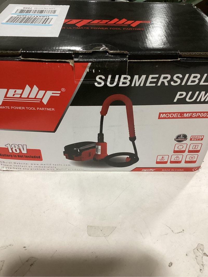 Cordless Water Transfer Pump Compatible with Milwaukee 18V Battery(Tool Only), 475GPH Portable Rain 