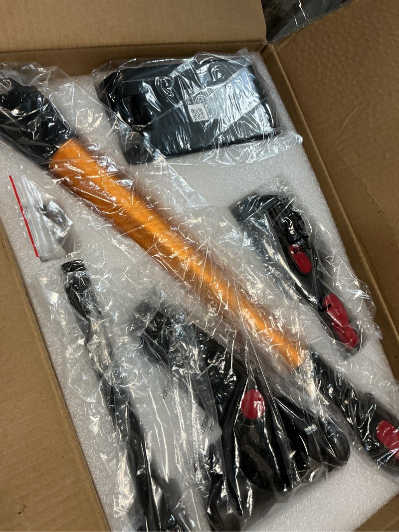 Condition photo showing Good Condition for cordless vacuum cleaner, 650w 55kpa 70mins vacuum cleaners for home, self-standing stick vacuum with anti-tangle brush & oled touch screen, vacuum cleaner for hardwood floors,carpet,pet hair,car (red)