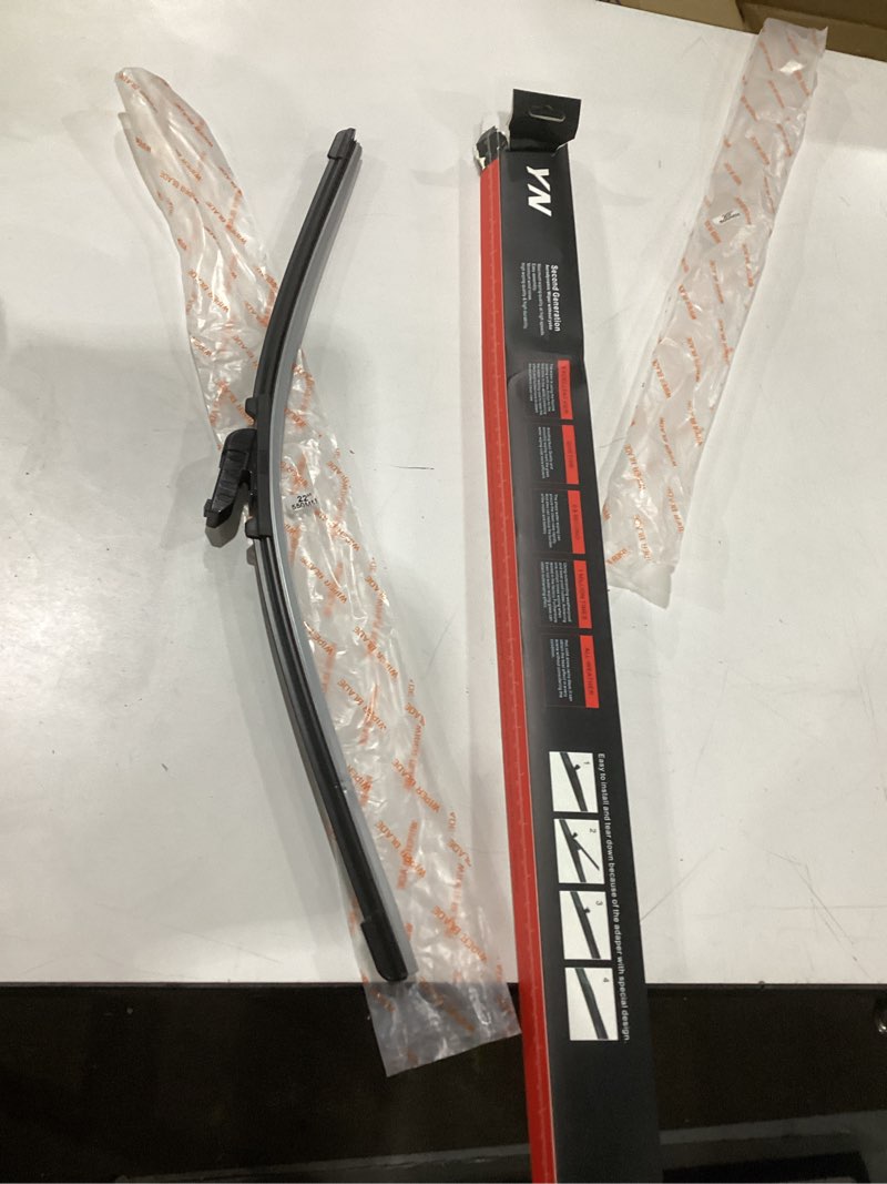Condition photo showing Good Condition for compatible with ford bronco sport 2021-2024 wiper blades front windshield wipers water repellent available in all-seasons oem quality 2pcs 22"+20" black