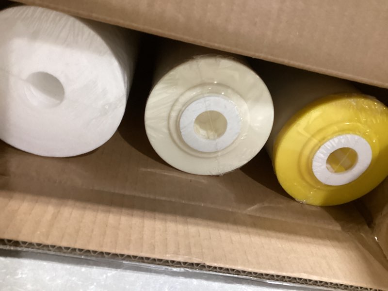 Condition photo showing Good Condition for ICEPURE 1 Micron 10" x 2.5" Whole House Upgraded Coconut Shell Activated Water Filter Lead Remove Filter Cartridge Replacement for WFPFC8002, SCWH-5, WHCF-WHWC, FXWTC, CTO10-CQB, RO Unit, 2PACK Lead Removal Activated Carbon 2 Count (Pack of 1)