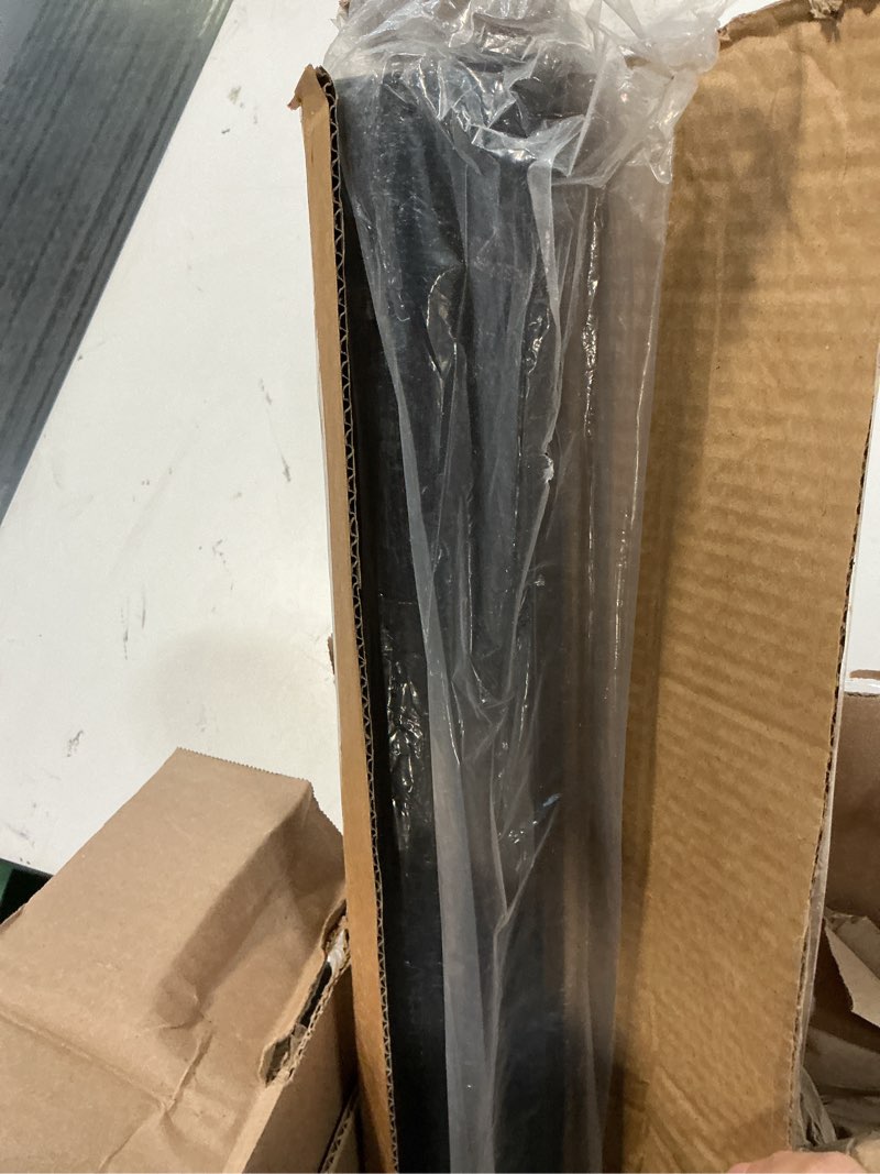 Condition photo showing Good Condition for 4.5ft complete set 36"cable railing post with handrail cuttable, 2 pack stainless steel black adjustable top angle stair posts, 150ft 1/8" wire rope, swageless cable railing system kit,my20-sp 4ft stair mount