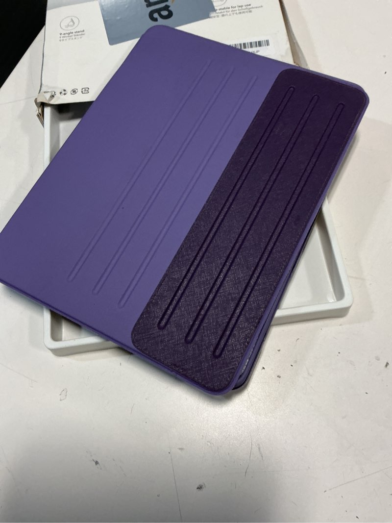 Condition photo showing Good Condition for ESR for iPad Pro 12.9 Case (6th/5th Generation, 2022/2021), Removable Magnetic Cover, Adjustable Portrait/Landscape Stand with Raised Display View, 9 Standing Angles, Shift Series, Purple