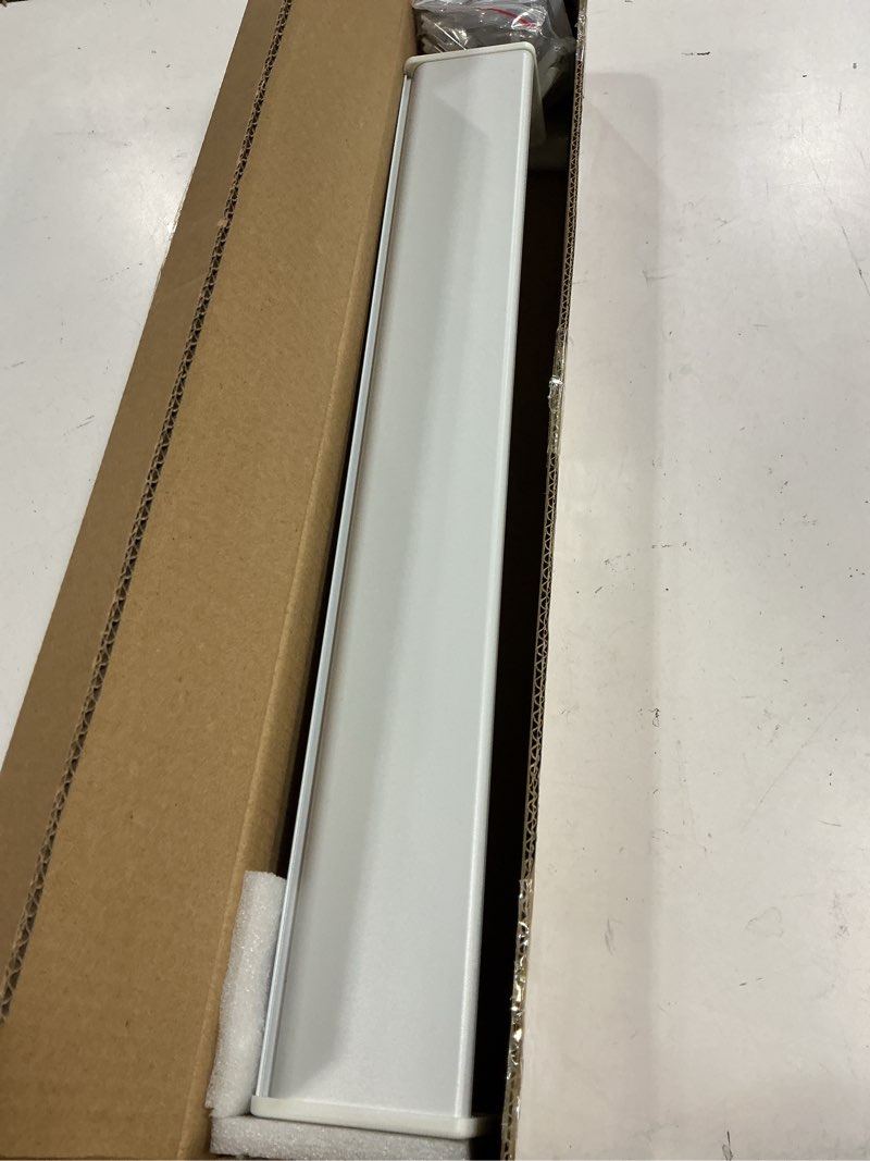 Condition photo showing New/Like New for astomi zebra roller window shades - pull down roller shades with valance, for living room, bedroom, office, bathroom, 20" w x 20" h, pure white 409-pure white 20"w x 20"h