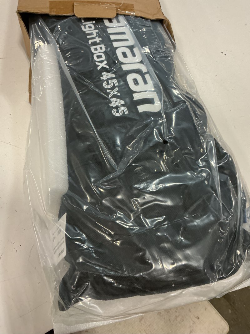 Condition photo showing Good Condition for amaran light box 4545 soft boxes foldable one-snap quick-setup square bowens mount softbox,for amaran 60/100/200 150c 300c (light box 45x45) amaran light box 45x45