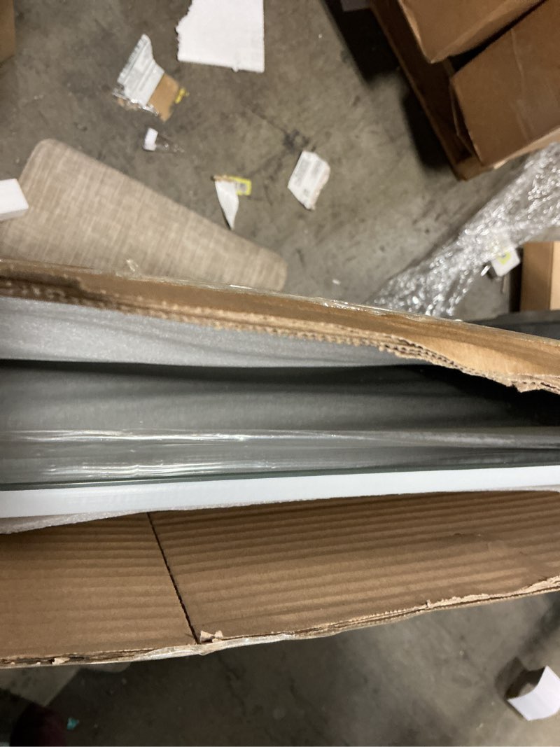 Condition photo showing Good Condition for Delma LED Bathroom Mirror with Lights, 30x30 Vanity Mirror for Bathroom Wall, Anti-Fog, Dimmable, Front Lit & Backlit, Memory Function, Shatterproof Tempered Glass, 3 Color Modes(Horizontal/Vertical) 3 Light Modes 30"L x 30"W