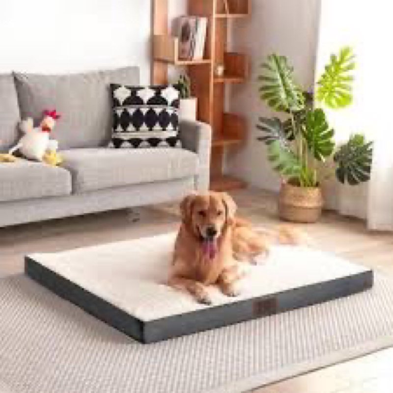 ( incomplete)eheyciga orthopedic xl dog beds, waterproof memory foam dog bed for extra large dogs, non-slip botto