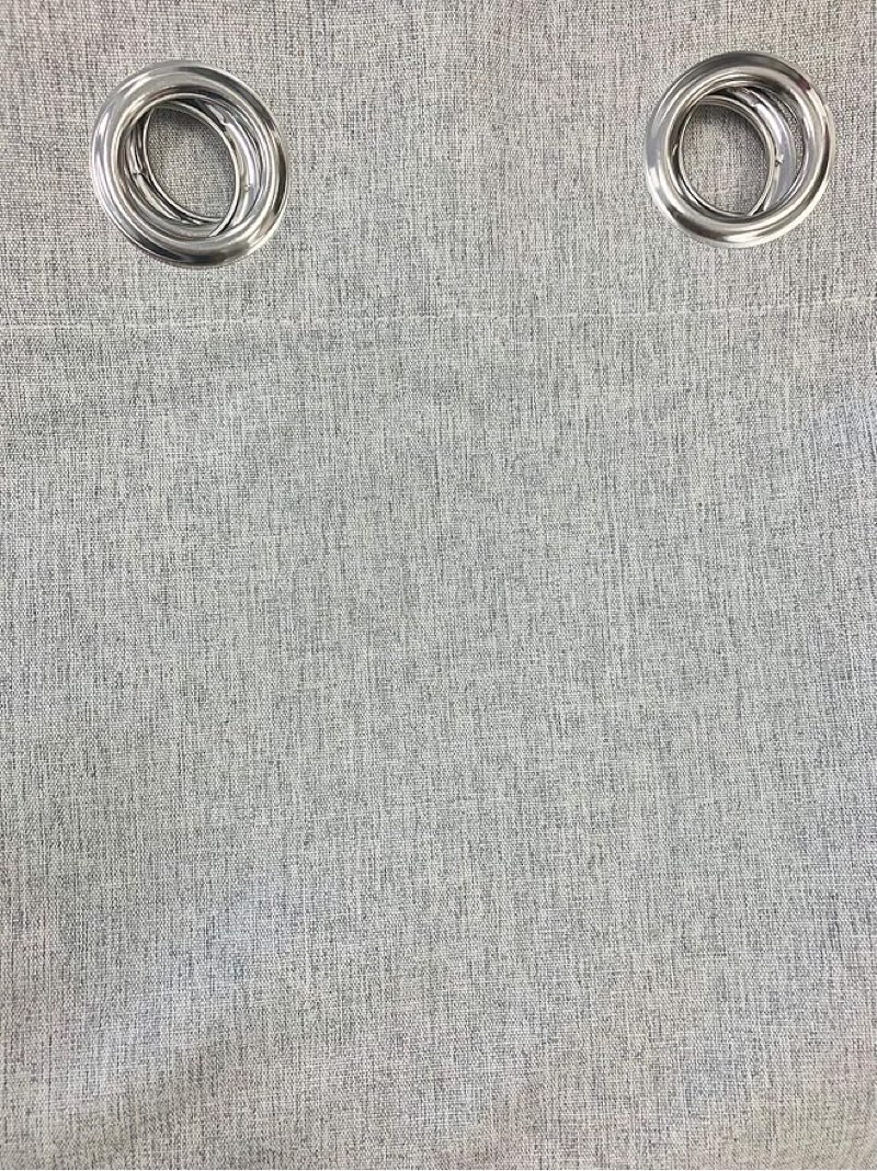 NICETOWN 100% Blackout Curtains for Bedroom  Linen Room Darkening Curtains Thermal Insulated Assured Privacy Grommet Window Curtain Panels  Silvery Gr