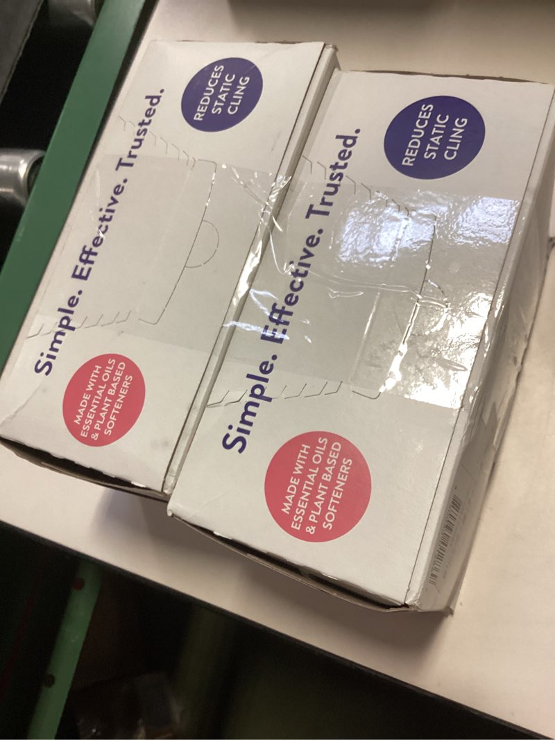 Condition photo showing New/Like New for The Clean People Fabric Softener Sheets - Dryer Sheets - Softens & Removes Static Cling - Vegan Laundry Softener, Essential Oils - Spring, 120 Sheets